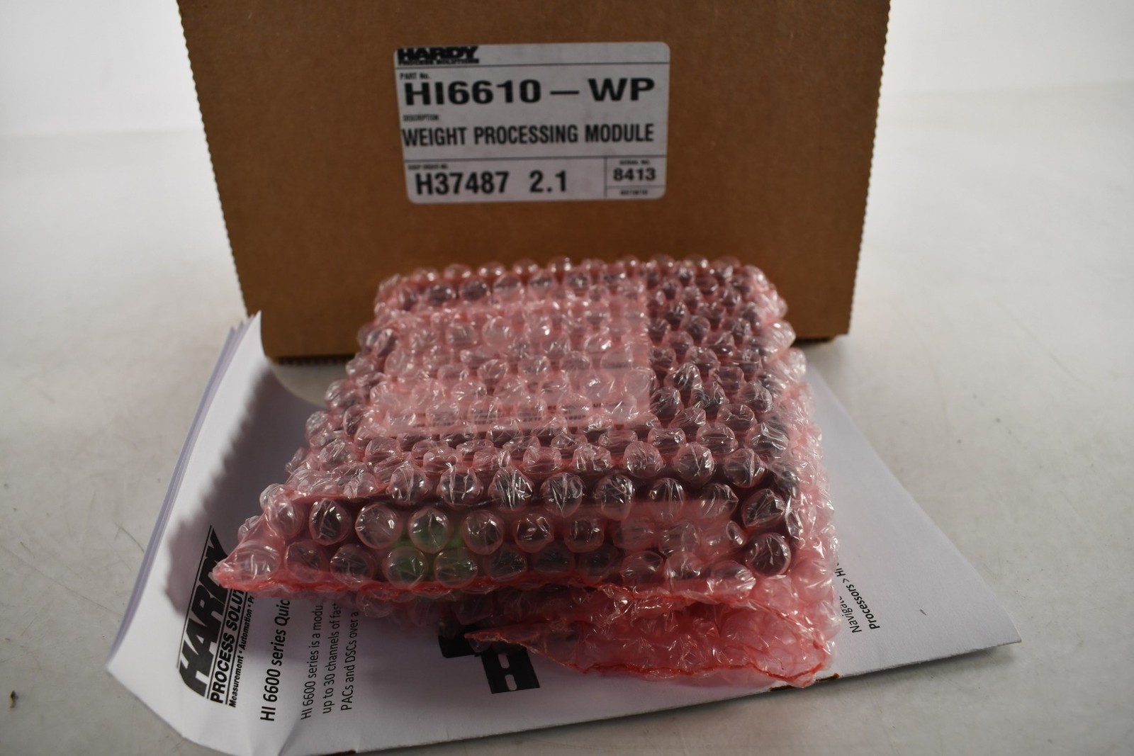NEW Hardy Process Solutions HI6610-WP WEIGHT PROCESSING MODULE 12 - 24 VDC 1.72 NEW Hardy Process Solutions HI6610-WP WEIGHT PROCESSING MODULE 12 - 24 VDC 1.72