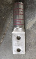 Panduit LCCX500-12 Compression Lug 500 kcmil 2 Hole 1/2 Stud Long Barrel Copper picture