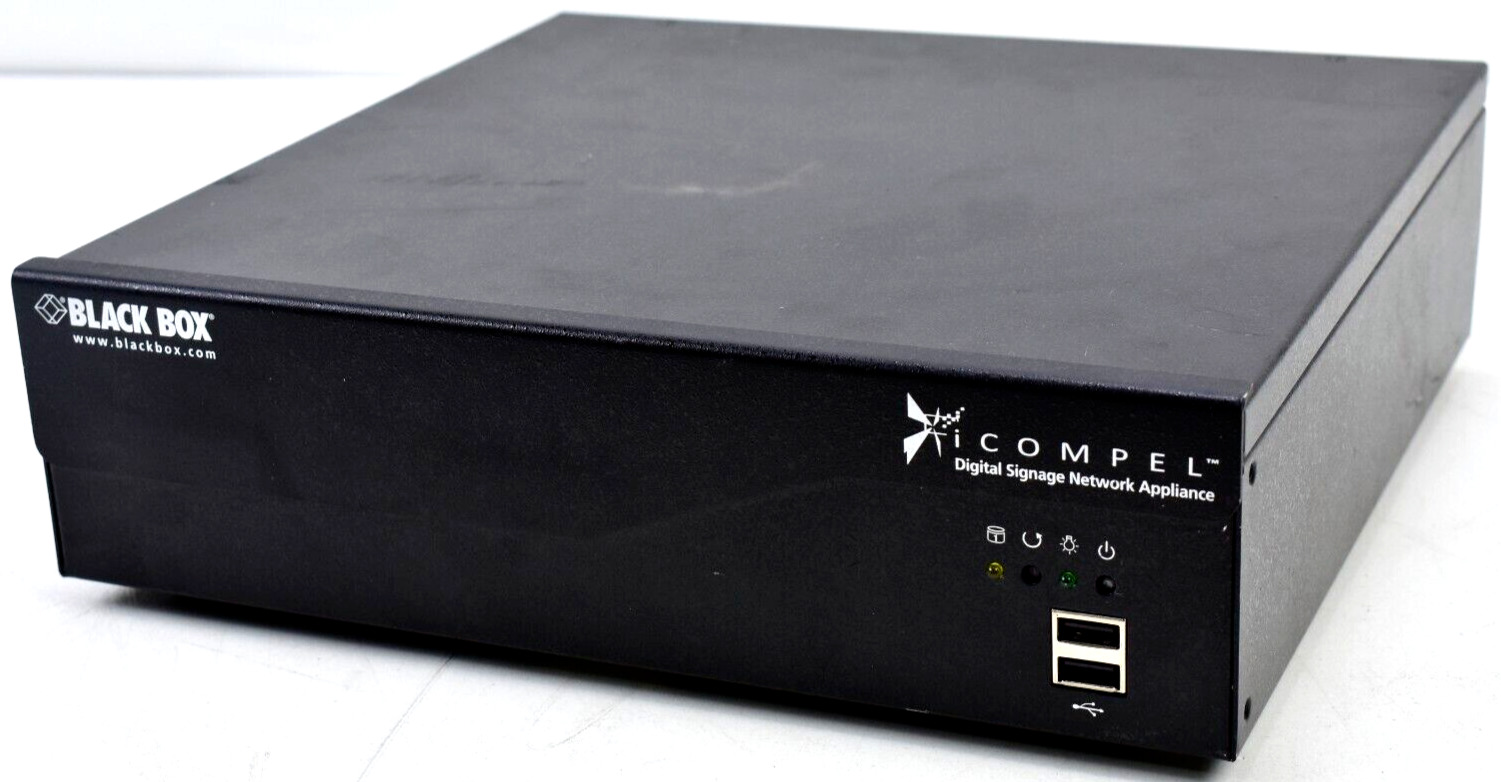 BLACK BOX iCOMPEL Digital Signage Network Appliance ICOMP-VID