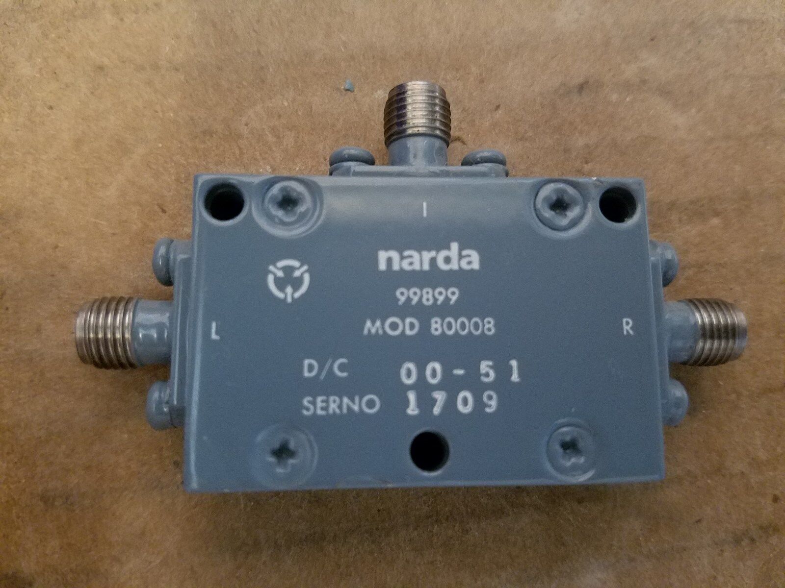 Narda Microwave Mod 80008 Double Balanced Frequency Mixer SMA(f) LO IF RF #1709
