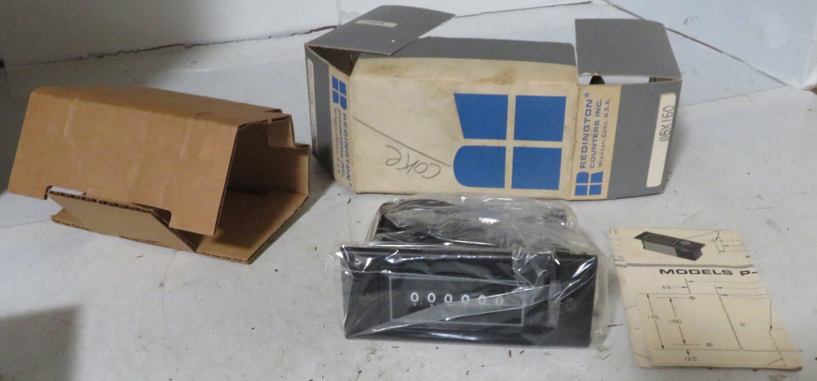 Redington Counters P2-1006-115Ac Counter 6 Digit Panel Mount 115Vac New Open Box
