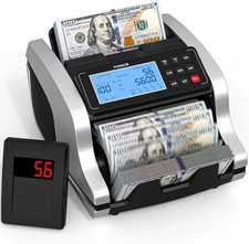 Money Counter Machine with Value Count, UV/MG/IR/MT/DD Counterfeit Bill Detectio picture