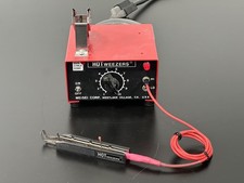 Meisei M-10 HOTweezers Thermal Wire Stripper with 4A Handpiece | Working picture