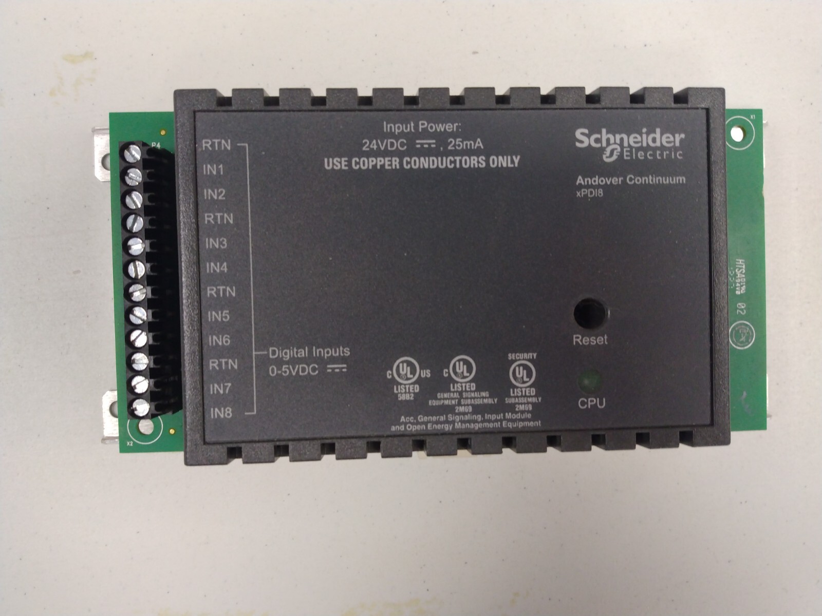 Andover Controls XPDI8 Industrial Control System