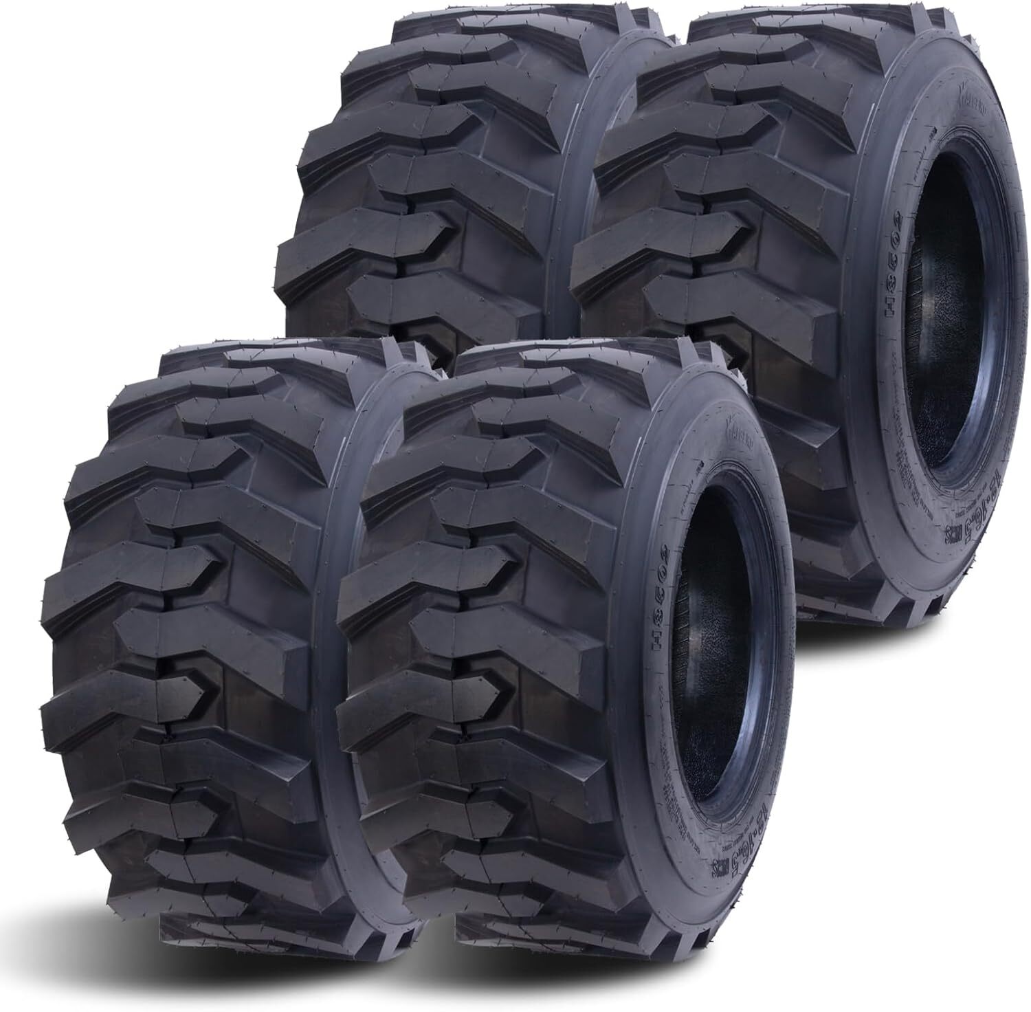 HALBERD Set 4 12-16.5 Skid Steer Tires 12PR 12x16.5 SKS Road Industrial Tire