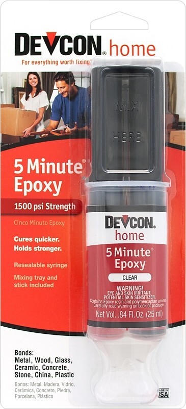 NEW Devcon 20845 CLEAR High Strength 5-minute Epoxy 25 ML 6394274 NEW Devcon 20845 CLEAR High Strength 5-minute Epoxy 25 ML 6394274