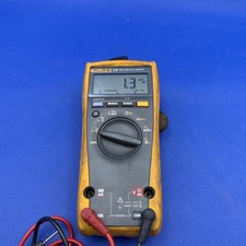 FLUKE 179 Digital Multimeter Color Yellow/Gray Tested Works picture