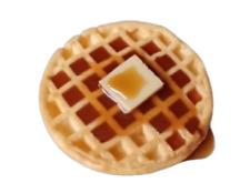 Display Faux Food Prop Waffle With Butter And Syrup New picture