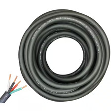 50 Ft. 12/4 12-Gauge 4 Conductor 300-Volt Black SJOOW Cable Cord picture