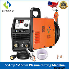 HITBOX Air Plasma Cutter 110V/220V 55Amp Torch Cutting Machine IGBT Inverter picture