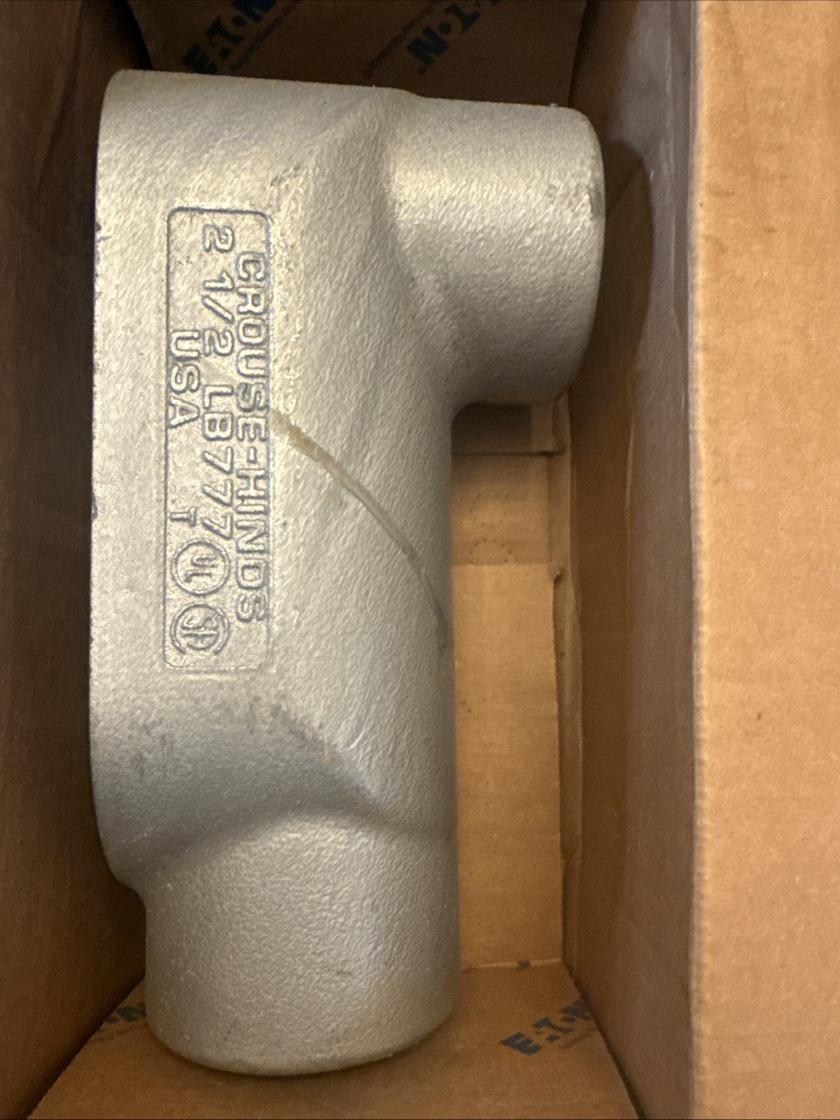 Eaton Crouse-Hinds LB777 Condulet Form 7 2.5” LB Outlet Body New
