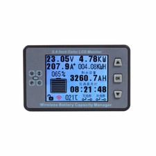 DC 500V 500A Wireless Voltmeter Ammeter Battery Capacity Power Meter Coulometer picture