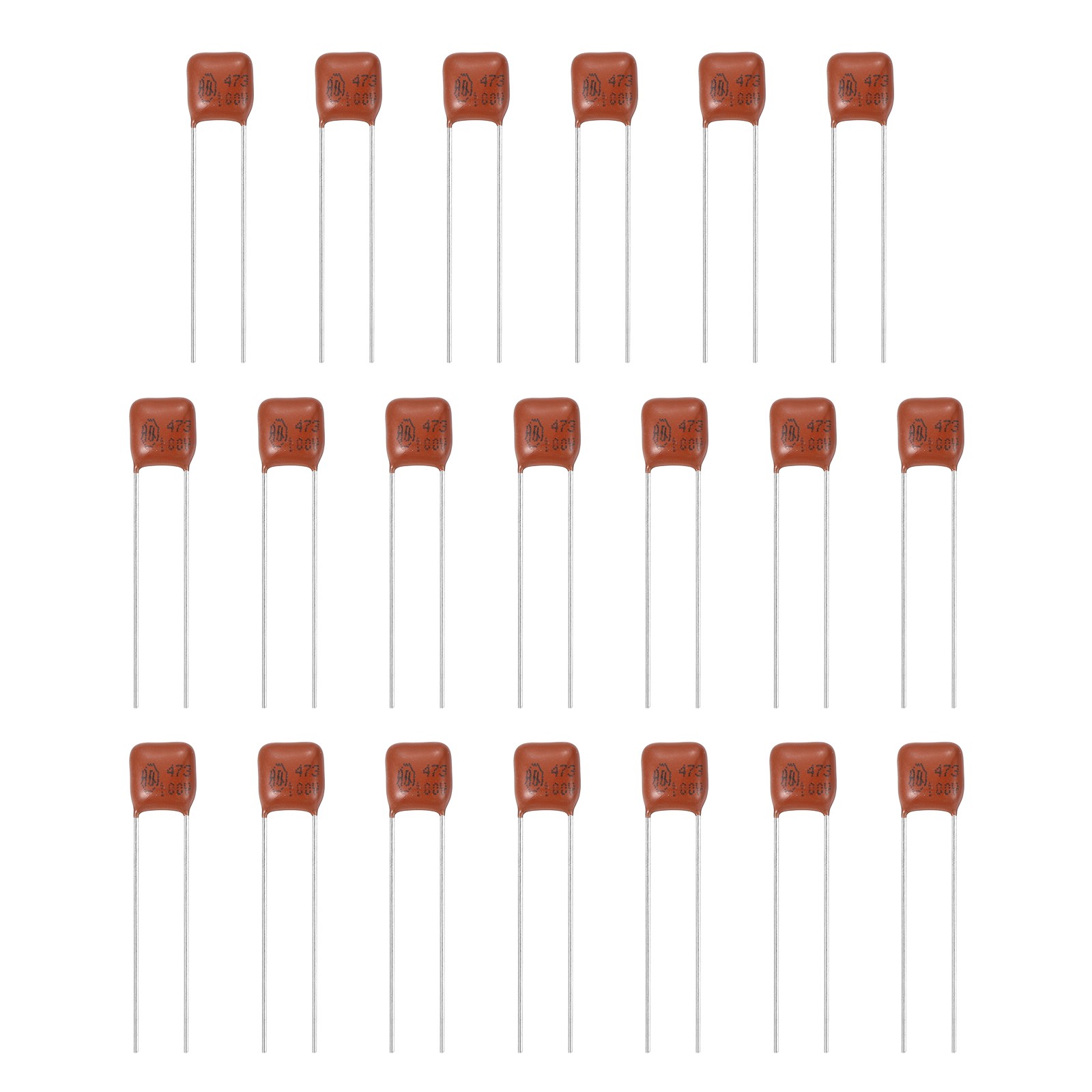 20 Pcs Capacitor 100V 473J 0.047UF Metallized Polypropylene Film Capacitors 20 Pcs Capacitor 100V 473J 0.047UF Metallized Polypropylene Film Capacitors