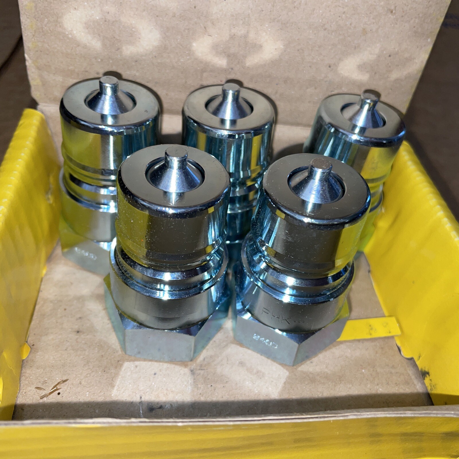 NEW BOX of 5 PARKER 6602-12-12 HYDRAULIC NIPPLE