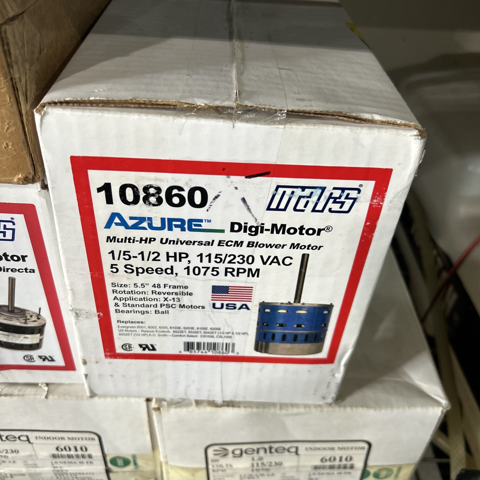 Mars 10860 Azure ECM 1/5 - 1/2HP Mars 10860 Azure ECM 1/5 - 1/2HP