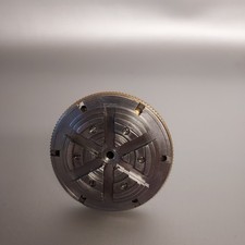 Vintage Wolf Jahn & Co. Watchmakers Lathe 6 Jaw Chuck Germany picture