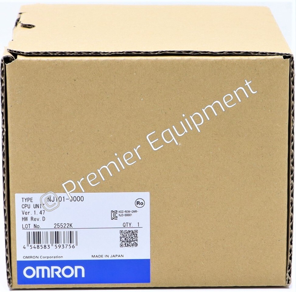 NEW OMRON NJ101-9000 CPU UNIT