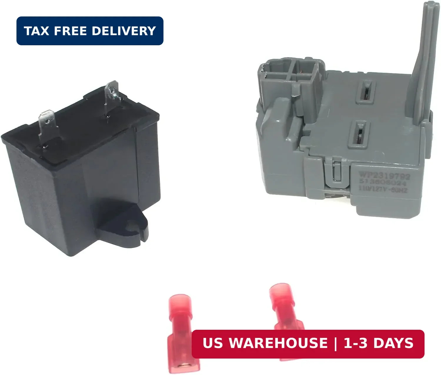 W10448874 W10197428 Start Relay Compatible Whirlpool 241941005 Refrigerator | w1 W10448874 W10197428 Start Relay Compatible Whirlpool 241941005 Refrigerator | w1