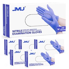 2000/CASE JMU Medical Nitrile Exam Gloves 3.5 Mil Latex & Powder Free, XS/S/M/L picture