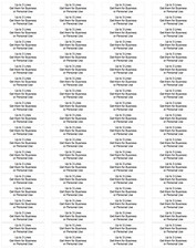80 Personalized Return Address Labels Custom Printed Self-Adhesive 1/2 x 1 3/4 picture