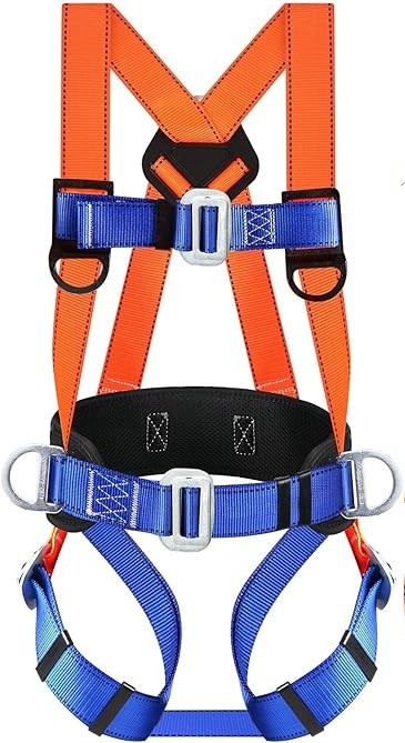 ✅TT Trsmima Safety Harness Fall Protection Kit Full Body Harness Shock Absorbing