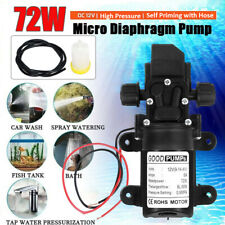 12V 130PSI High Pressure Diaphragm Water Pump Self Priming with Tube for RV Boat picture