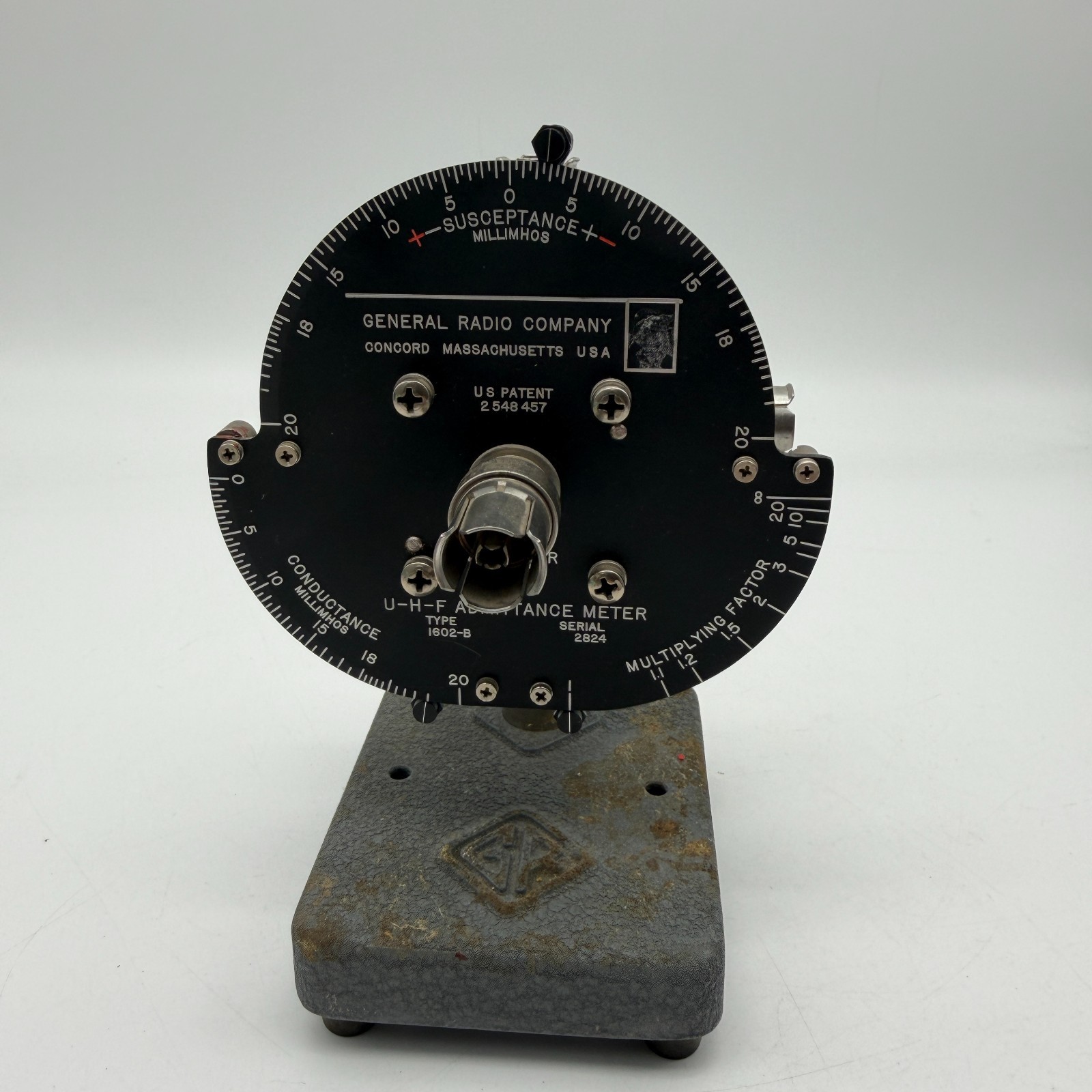 General Radio GenRad Concord MA 1602B UHF Admittance Meter Untested General Radio GenRad Concord MA 1602B UHF Admittance Meter Untested