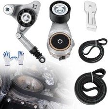 Kozlira Engine Serpentine Belt Tensioner Drive Kit with Bracket Fit for Jeep ... picture