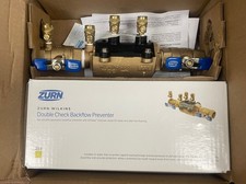Zurn Wilkins 1” 350 Double Check Backflow Preventer Lead-Free EZ Swap NIB picture
