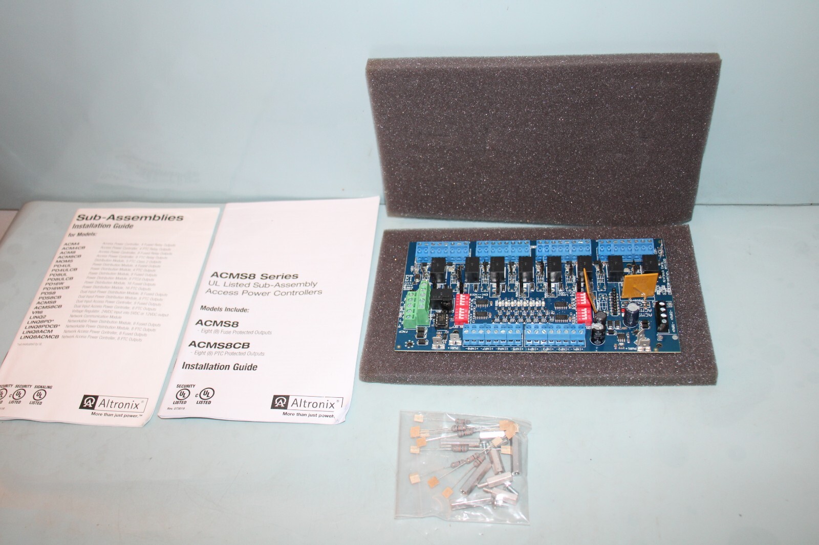 Acms Controller NEW Altronix ACMS8CB Dual Input Access Control Power Controller Board 8 ...