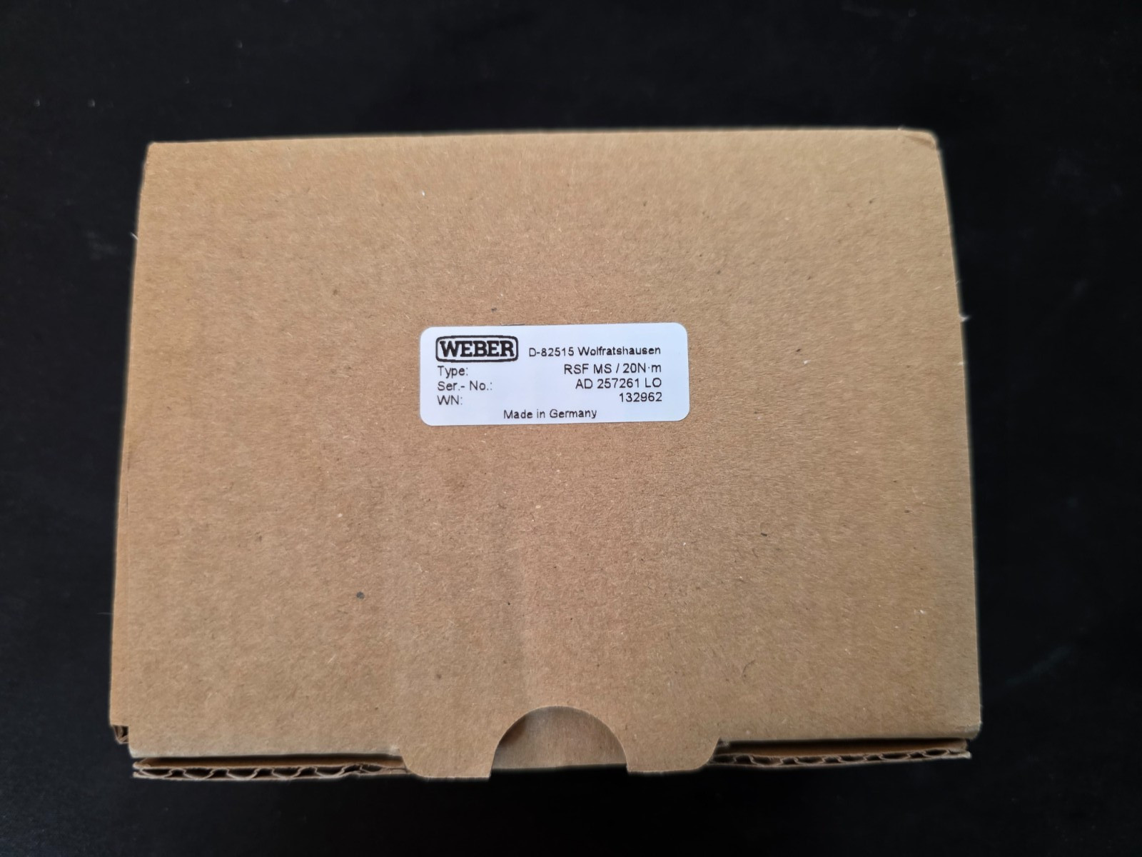 Weber RSF MS/20N-M Dynamic Transducer Weber RSF MS/20N-M Dynamic Transducer
