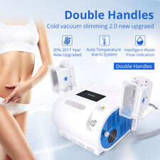 2 Handles Cold Freezing Beauty Machine Shaping Massager Cool Vacuum Device picture