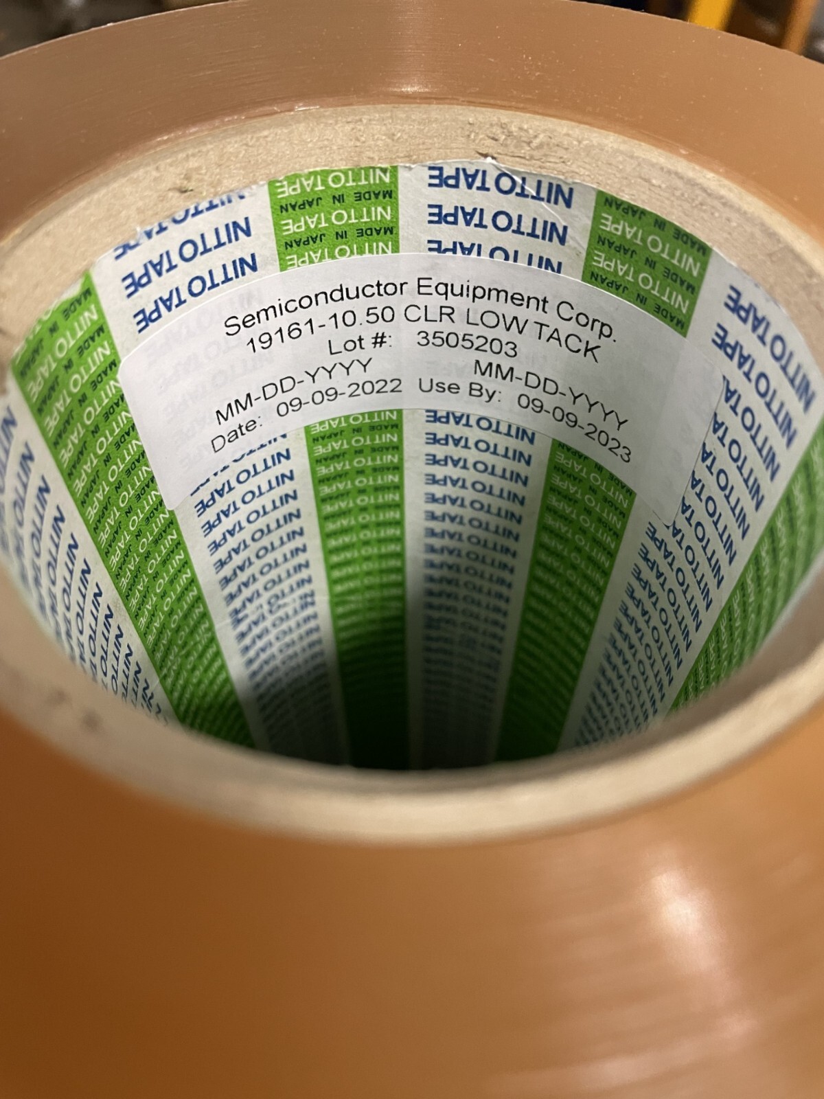 Semiconductor Equipm. 19161-10.5 Dicing Tape, Standard, Clear, 10.5 Semiconductor Equipm. 19161-10.5 Dicing Tape, Standard, Clear, 10.5