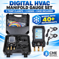 Intelligent Digital HVAC Manifold Gauge Set, Pressure Leak Tester & Vacuum Gauge picture
