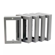 NEW 5-Pack 1-Gang 3/4 in. Electrical Receptacle Box Extension Rings - Durable picture