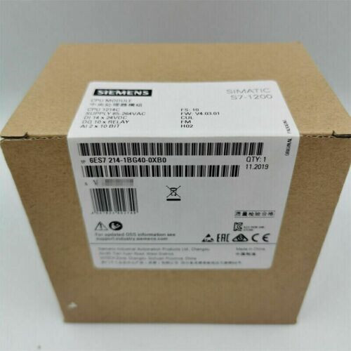 6ES7 214-1BG40-0XB0 NEW SIEMENS 6ES7214-1BG40-0XB0 1BG40-OXBO S7-1200 CPU 1214C