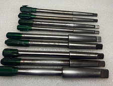 Vintage Cleveland TD/BTRFLD-Peerless 6-Flute ReamerLot HSS 9pc NOS 1/2
