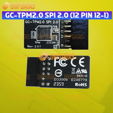 Original New Gigabyte GC-TPM2.0 SPI 2.0 12 Pin 12-1 TPM Trusted Platform Module picture