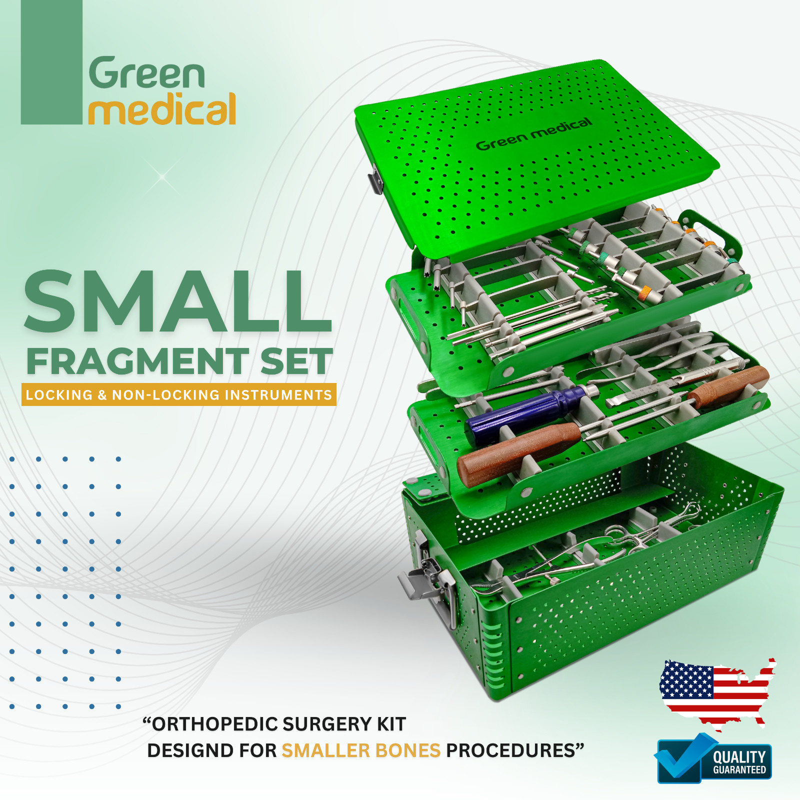 Small Fragment Set Locking And Non locking Complete Orthopedic Instruments Set Small Fragment Set Locking And Non locking Complete Orthopedic Instruments Set