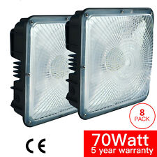 8Pack 70W LED Canopy Light (350-600W HPS/HID Replace) 7800LM-5500K 9.5
