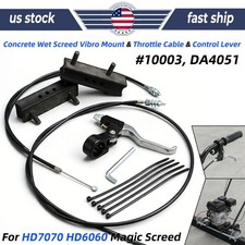 For Magic Screed Concrete Wet Screed Vibro Mount & Throttle Cable, Control Lever picture