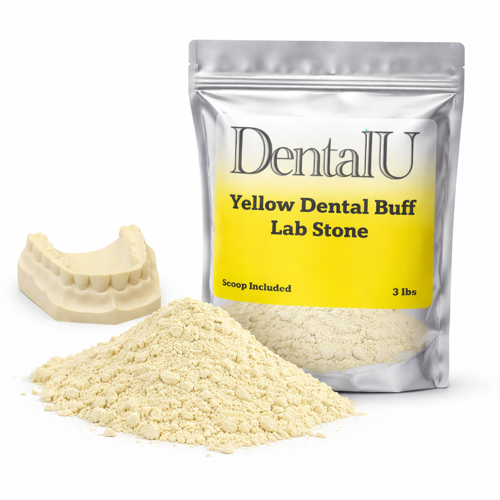 1 - 5 LBS Dental Gypsum Buff Stone Dental Labs - All Purpose Type III - Scoop 1 - 5 LBS Dental Gypsum Buff Stone Dental Labs - All Purpose Type III - Scoop