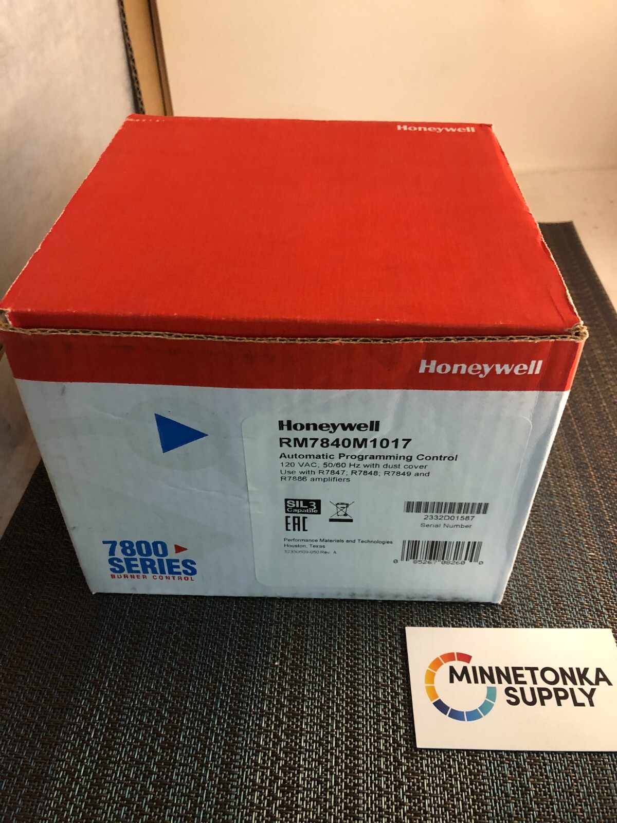 Honeywell RM7840M1017 Burner Control NEW Honeywell RM7840M1017 Burner Control NEW