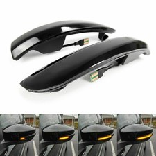 Sequential LED Side Mirror Lights, Smoked Lens, Amber picture