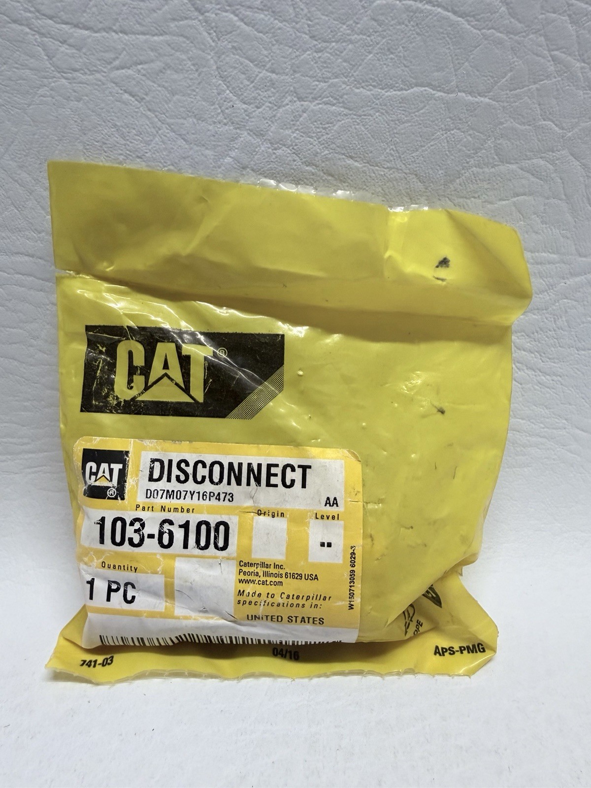 NEW NEW OEM CAT 103-6100 Disconnect