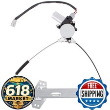 BOXI Front Left Power Window Regulator Motor Fits Honda Civic 2001-2005 2 Door picture