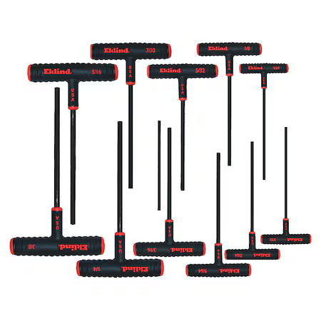 Eklind 60911 11 Piece Sae T-Shape Hex Key Set, 60911 Eklind 60911 11 Piece Sae T-Shape Hex Key Set, 60911