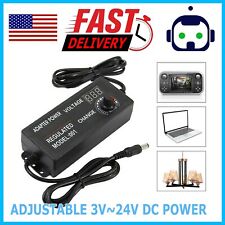 Adjustable AC/DC Power Supply Adapter Charger Variable Voltage 3V-24V Universal picture