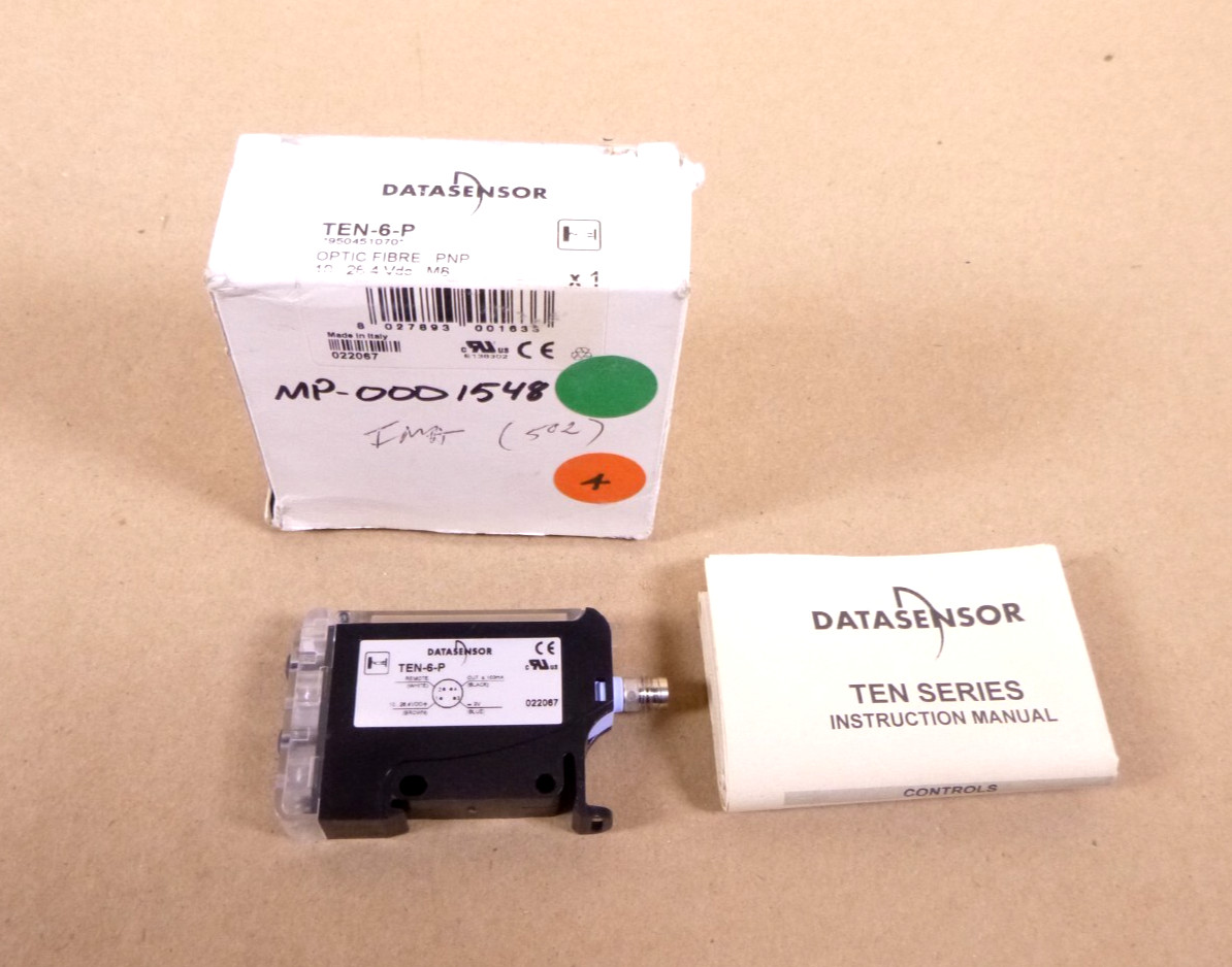 Datasensor TEN-6-P Fiber Optic Sensor Datasensor TEN-6-P Fiber Optic Sensor