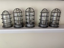 Vintage Killark explosion proof Caged light #VFC-100 Industrial Lot of 5 picture